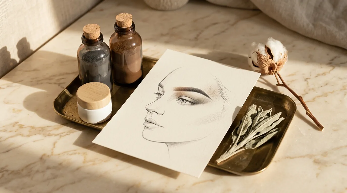 حواجب الباودر دبي – حواجب أومبري مثالية